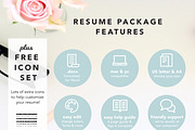 resume with photo, a Resume Template by PinkJellyfish (Thumbnail 4 of 8)