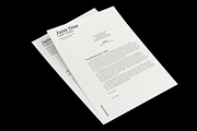 CV/Resume & Cover Letter Template_03, a Resume Template by Akreatipe (Thumbnail 1 of 4)