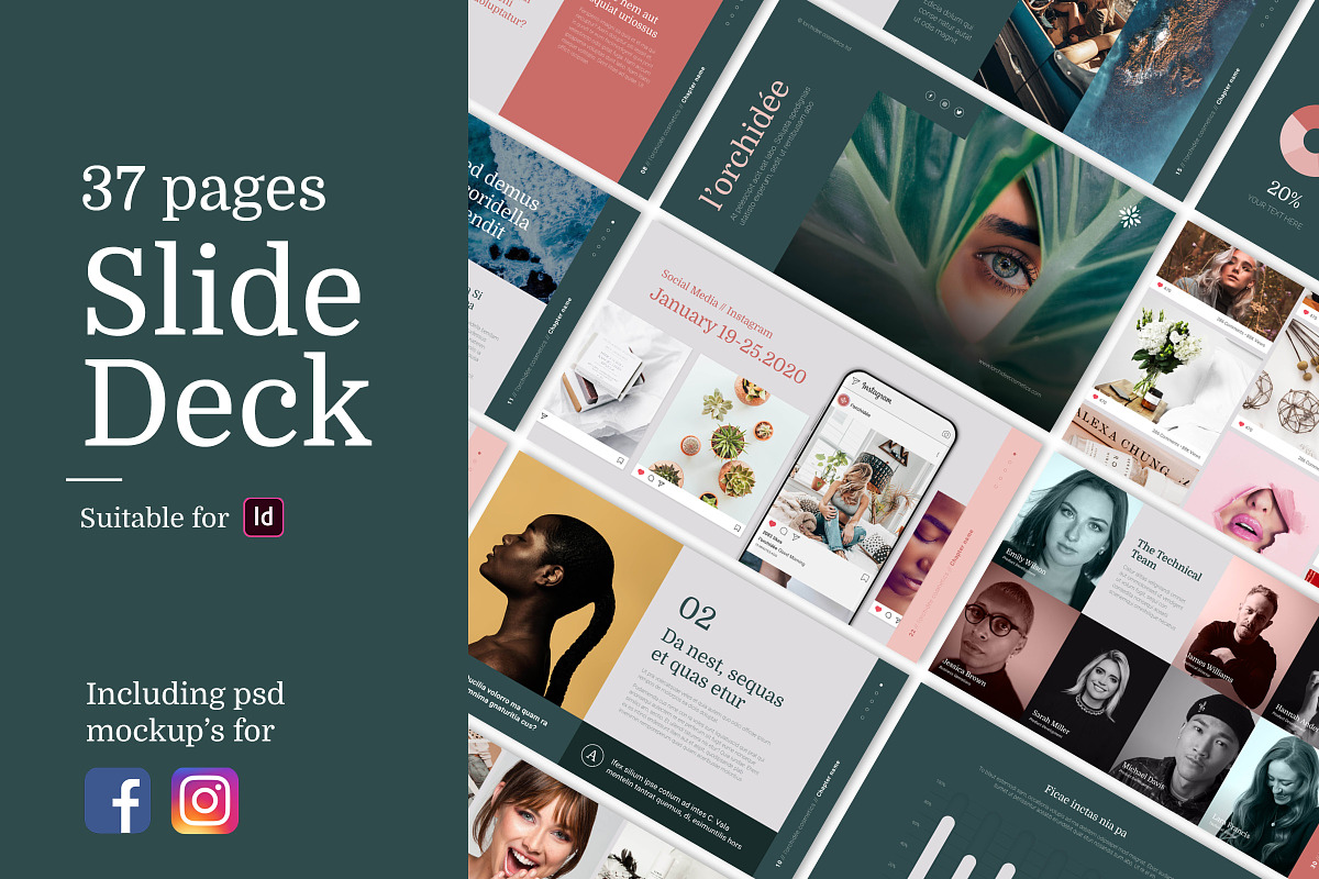INDESIGN Slide Deck / Presentation, a Presentation Template by Galgali Design Studio (Photo 1 of 25)