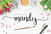 Little Mandy, a Script Font by Junik Studio (Thumbnail 1 of 4)