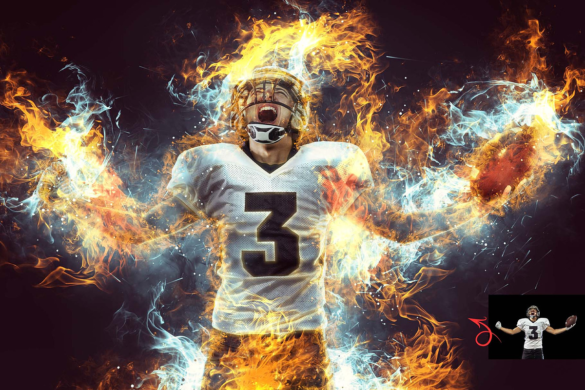 Blazing Energy Photo Effect Action, an Action Add-On by MRI STUDIO (Photo 5 of 12)