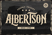 Albertson - Vintage Font, a Serif Font by Arterfak Project (Thumbnail 2 of 13)