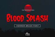 Blood Splash Font, a Font by YandiDesigns (Thumbnail 1 of 4)