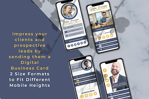 DIGITAL BUSINESS CARD Template Canva