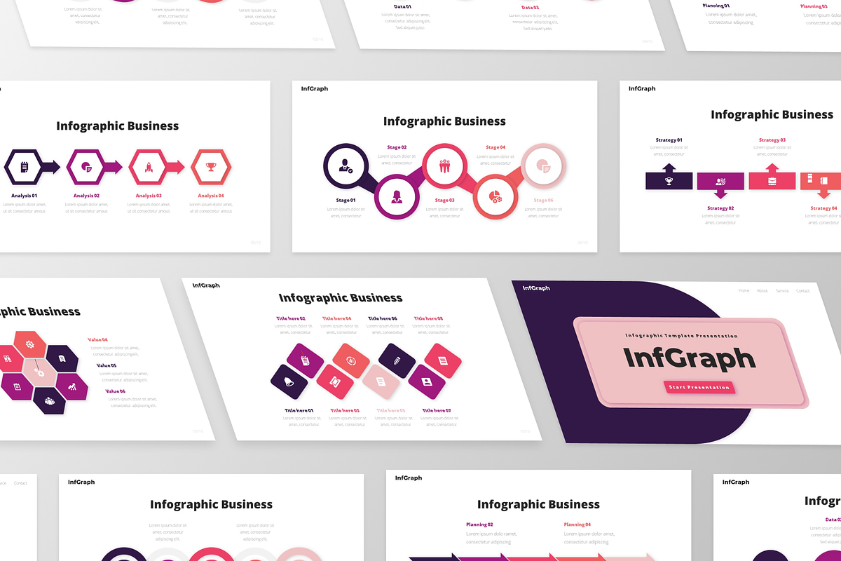 InfGraph - Infographic PowerPoint, a Presentation Template by ...