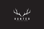 Horn Deer Antler Elk Vintage Logo, a Branding & Logo Template by Signatoro (Thumbnail 2 of 2)