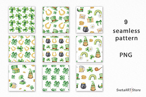 Watercolor St. Patrick's Day Clipart