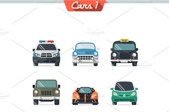 Car Icon Set 1