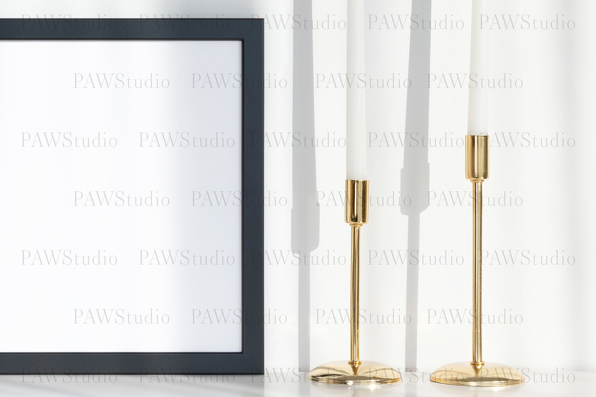 Black Photo Frame 4x3 Mockup, a Product Mockup by PawMockups (Photo 2 of 8)