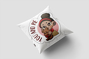 Valentine Chibi Art Sticker 1, an Illustration by vectstudio (Thumbnail 3 of 3)