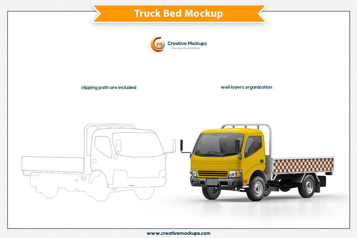 Truck Bed Mock-Up, a Mockup by Plus Media (Photo 6 of 6)