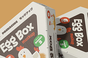Triangular Egg Box Packaging, a Packaging Mockup by graphicsauce (Thumbnail 2 of 4)