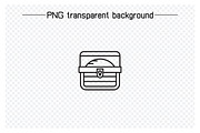 Treasure Chest Line Icons, an Outline Icon by Designfour (Thumbnail 3 of 7)