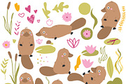 Platypus + BONUS 84 element, a Pattern Graphic by Lineli (Thumbnail 2 of 8)