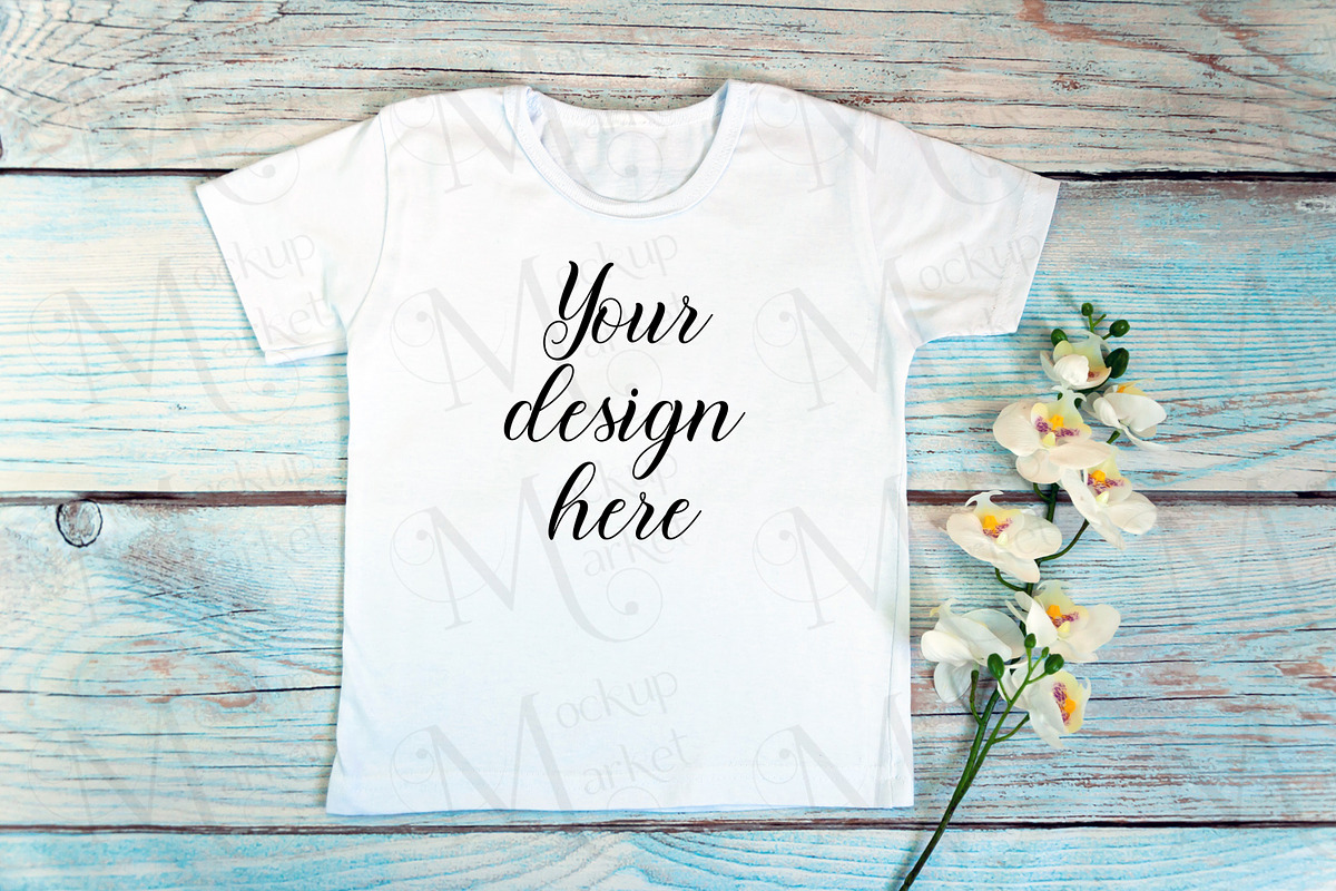 18 Kids White t-shirt Mockup bundle., a Print Template by MockupMarket (Photo 16 of 19)
