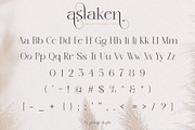 Astaken _ Beautyful serif font, a Serif Font by Penatic Studio (Thumbnail 9 of 11)