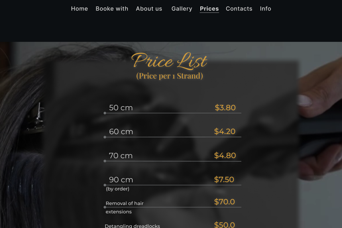 Website for Premium Beauty Brand preview 5