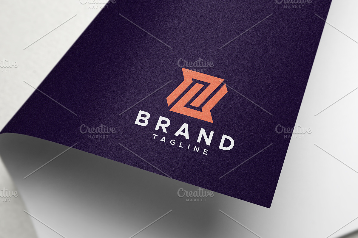 R or RR letter flat logo design, a Branding & Logo Template by Amadul11 (Photo 3 of 4)