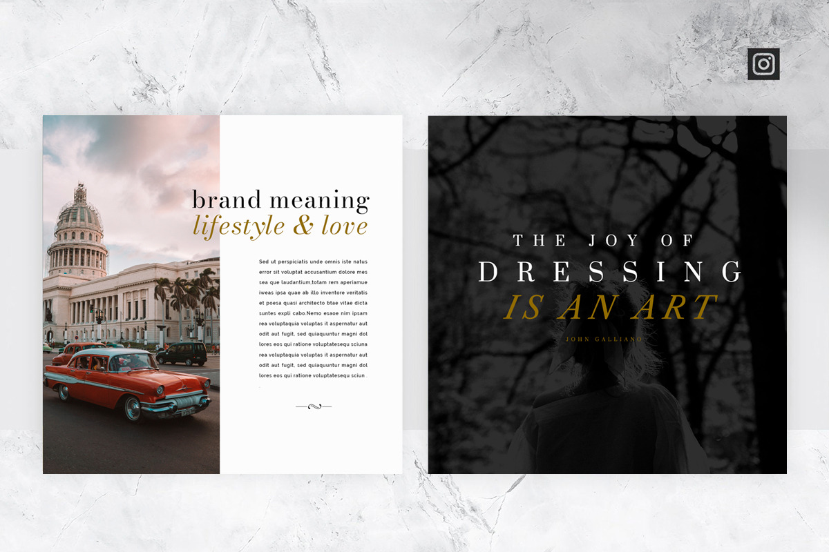 Fashion - Instagram Post Pack, a Social Media Template by Touringxx Creative Studio (Photo 8 of 9)