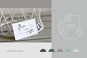 50 Premade botanical logos, a Branding & Logo Template by Merfin (Thumbnail 3 of 5)