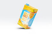 Milk or Juice Carton Mockup, an Advertising Mockup by Hubzway (Thumbnail 5 of 7)