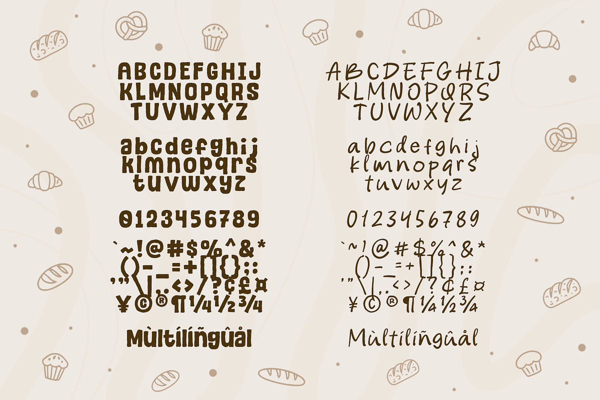 Taste Bread - Cozy & Display Font, a Handwritten Font by khurasan (Photo 6 of 6)
