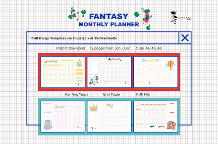 Fantasy Calendar For any Years