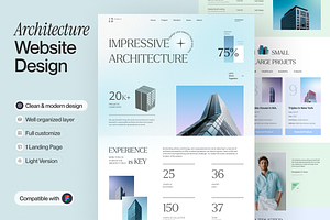 Architecture Landing Page, a Websites & App Template by sajon.co