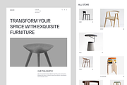 E-Commerce Furniture Website, an UI Kit Template by Ahmed Rubel (Thumbnail 4 of 10)