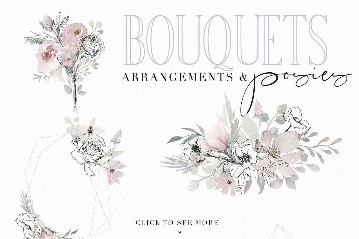 Watercolor Clipart Bundle, an Illustration by The Autumn Rabbit Ltd (Photo 15 of 26)