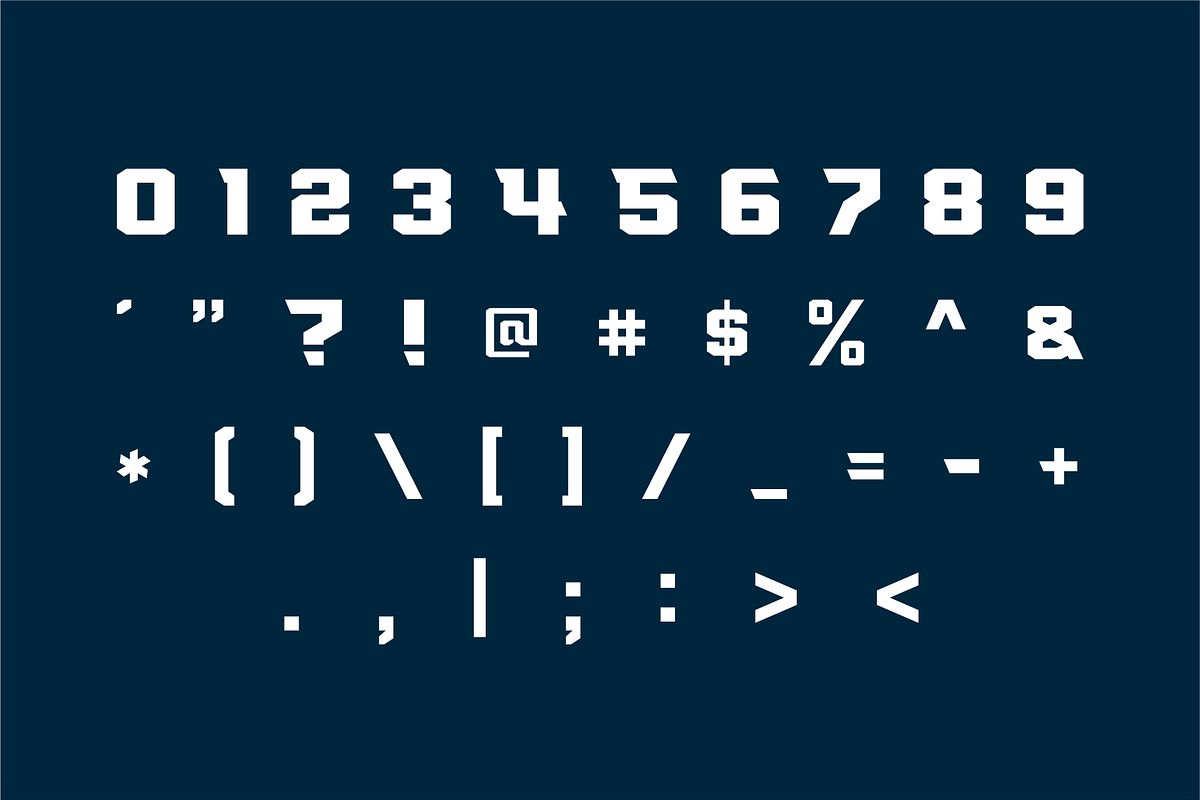 Colossal Sports Font Bundle, a Serif Font by Studio One Four (Photo 28 of 31)