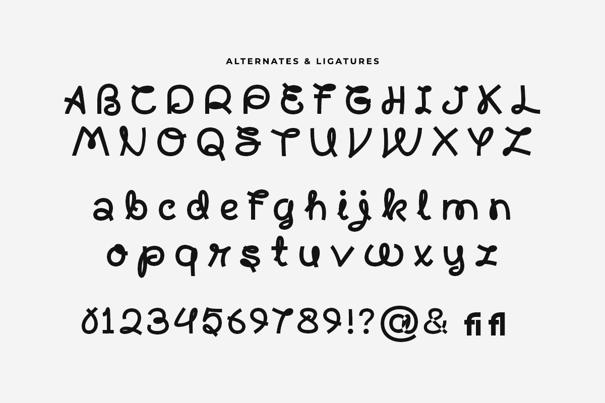 Bumil - Unique Sans Font, a Sans Serif Font by Shakira Studio (Photo 9 of 10)