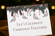 Christmas Vintage Vector Collection, a Seasonal Illustration by DiashaArt (Thumbnail 15 of 17)
