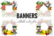 Exotic fruits. Vector collection., a Healthcare Illustration by JSolomatina (Thumbnail 7 of 9)