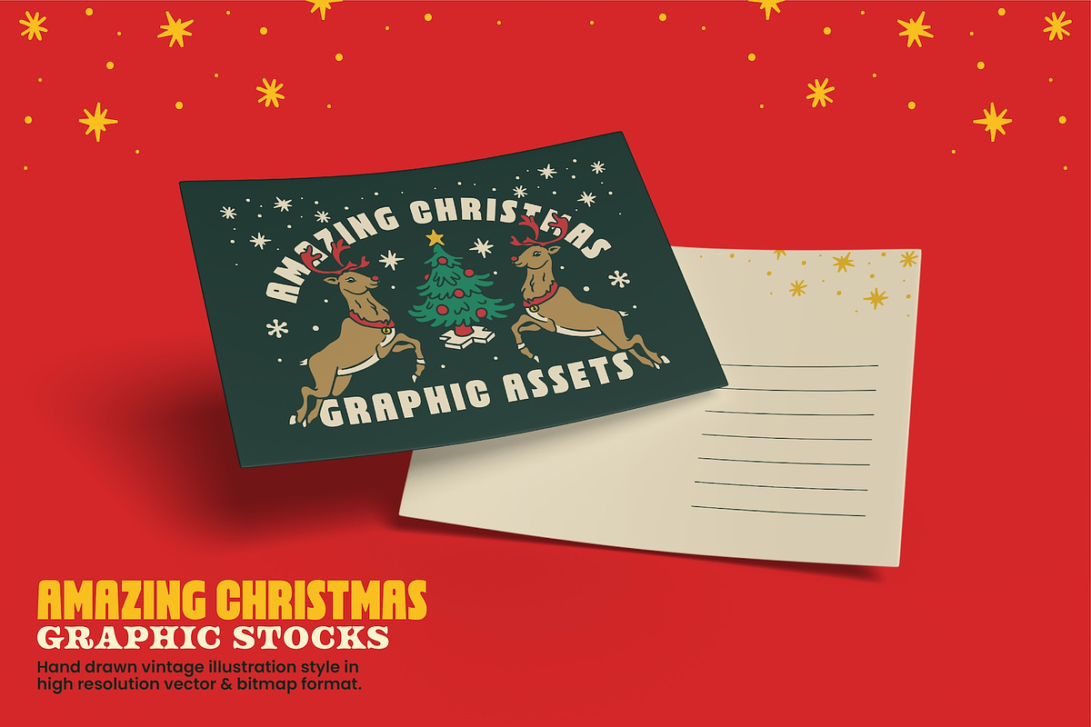 Amazing Christmas Graphic Stocks, an Illustration by ARQAM Studio (Photo 6 of 9)
