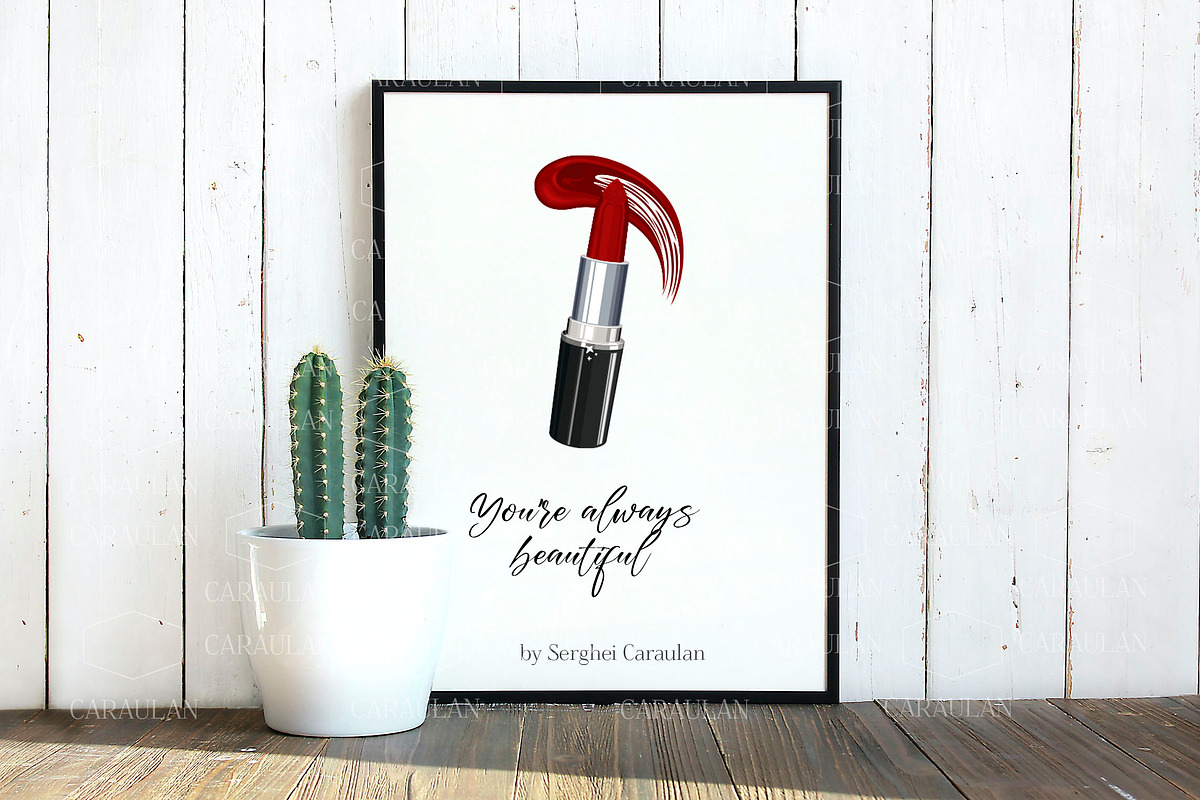 Makeup Clipart Collection, an Illustration by Serghei Caraulan (Photo 4 of 4)
