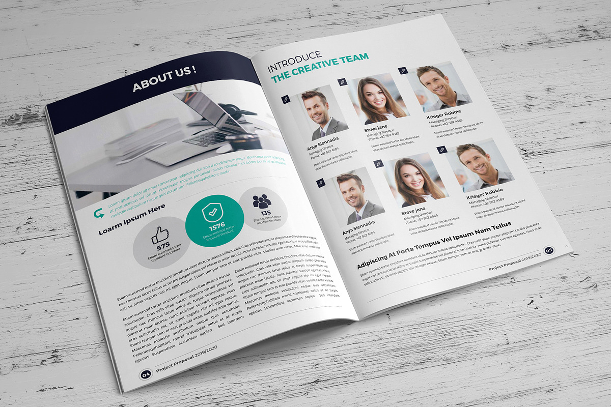 Project Proposal Template V7, a Brochure Template by JanySultana (Photo 3 of 16)