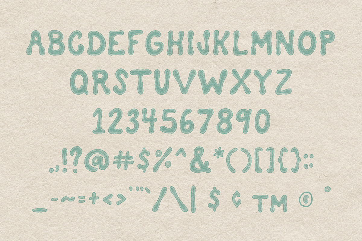 Surf Camp: A Hand Drawn Font, a Handwritten Font by Alicia Bruce Creative (Photo 2 of 9)