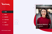 Ravizon - HTML Porfolio Template, a HTML Template by Techno Digitz (Thumbnail 2 of 7)