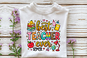 Best Teacher Ever PNG, an Object Graphic by CraftArtStudio (Thumbnail 2 of 4)