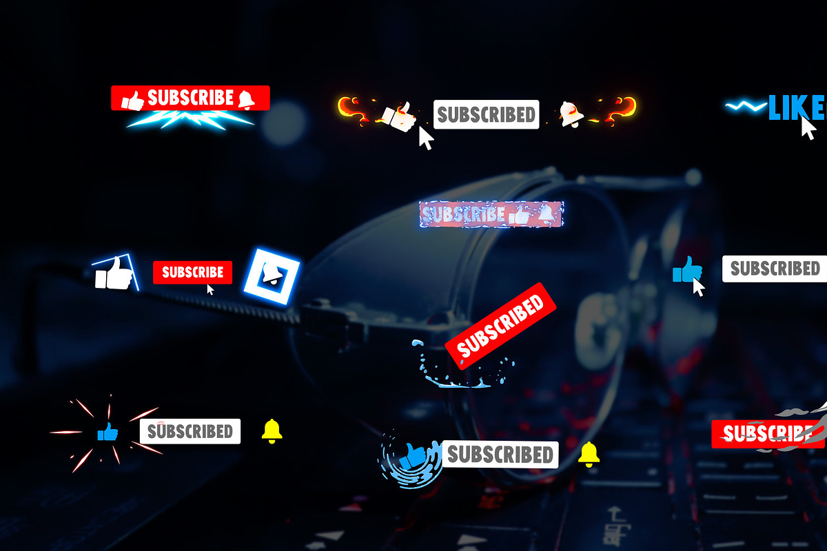 Youtube Subscribe Buttons | FCPX, a Templates & Theme by FlashFXbox (Photo 1 of 2)