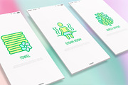Spa and Sauna | 16 Thin Line Icons, an Outline Icon by Alex Blogoodf (Thumbnail 2 of 11)
