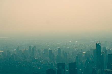 Cityscape containing morning, mist, and new york, an Architecture Photo by LarisaDeac