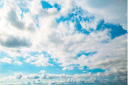 Summer blue sky cloud light gradient, a Nature Photo by Rodica Ciorba
