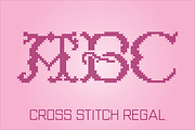 Cross Stitch Display Font Bundle, a Font by GG Design (Thumbnail 22 of 23)
