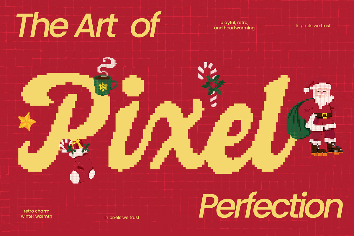 Pixelitta - Pixel Script Font, a Script Font by Inviline.co (Photo 9 of 9)