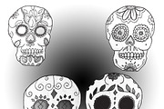 Day of the Dead Sugar Skulls, an Illustration by MyNatureGraphics (Thumbnail 2 of 2)