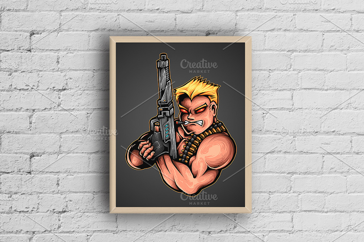 Super Soldier, a Person Illustration by TSV Art Collective (Photo 3 of 3)