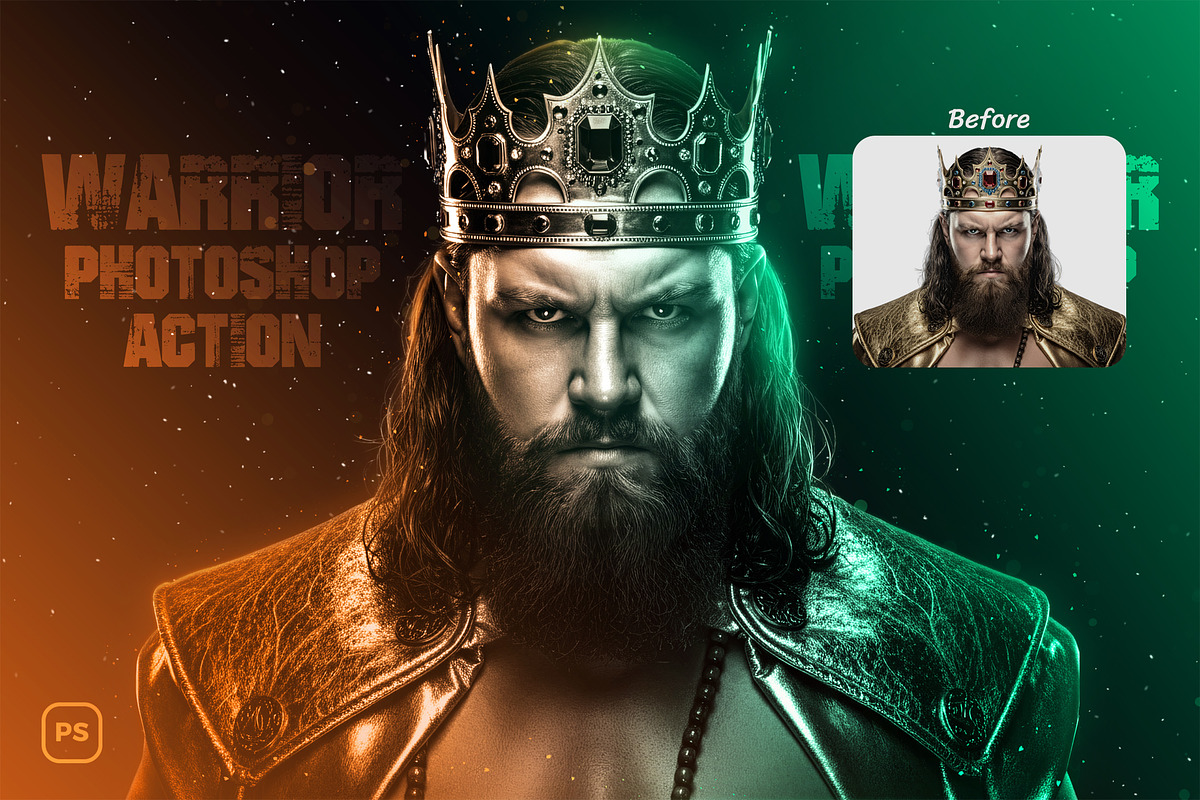 Warrior Photoshop Action, an Action Add-On by iHemalaya (Photo 2 of 3)