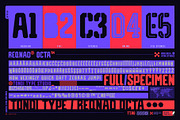 Reqnad Octa | Industrial Sans Serif, a Sans Serif Font by Tondi Type Studio (Thumbnail 4 of 14)